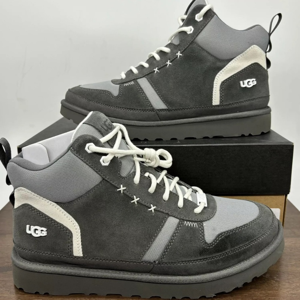 *NWT* UGG Australia Highland Heritage Hi Trainer Suede and Canvas Boots.